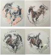 軍旅邊陲淬豪情，水墨奔馬綻風(fēng)華 ——李翰迪畫(huà)藝探