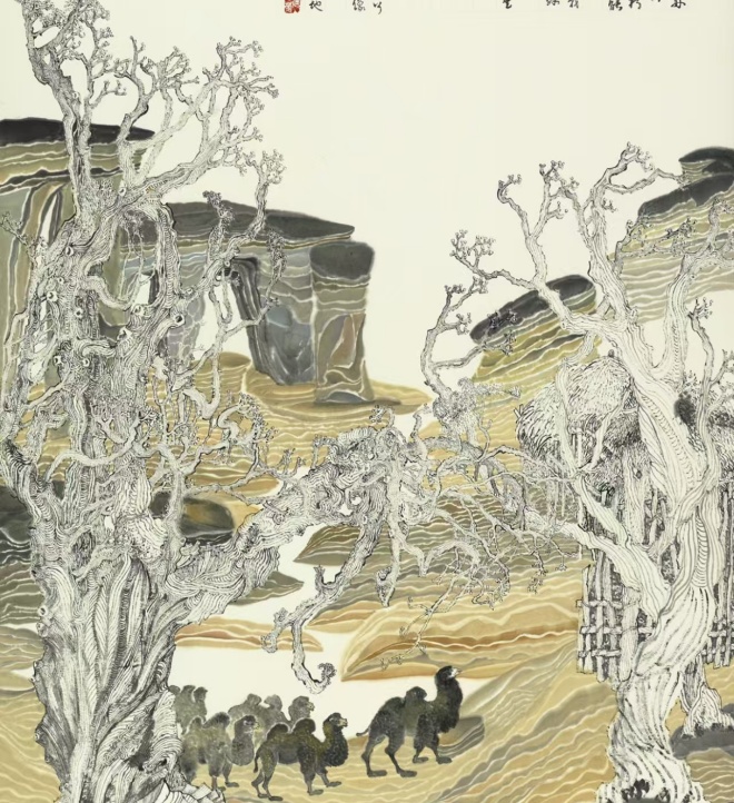 墨韻新途：康建華的藝術(shù)探索與成就(圖4)